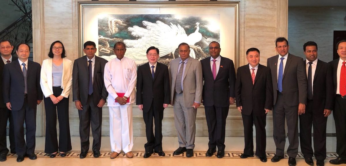 MINISTER OF BUDDHIST AFFAIRS MEETS MINISTER OF RELIGIOUS AFFAIRS OF CHINA