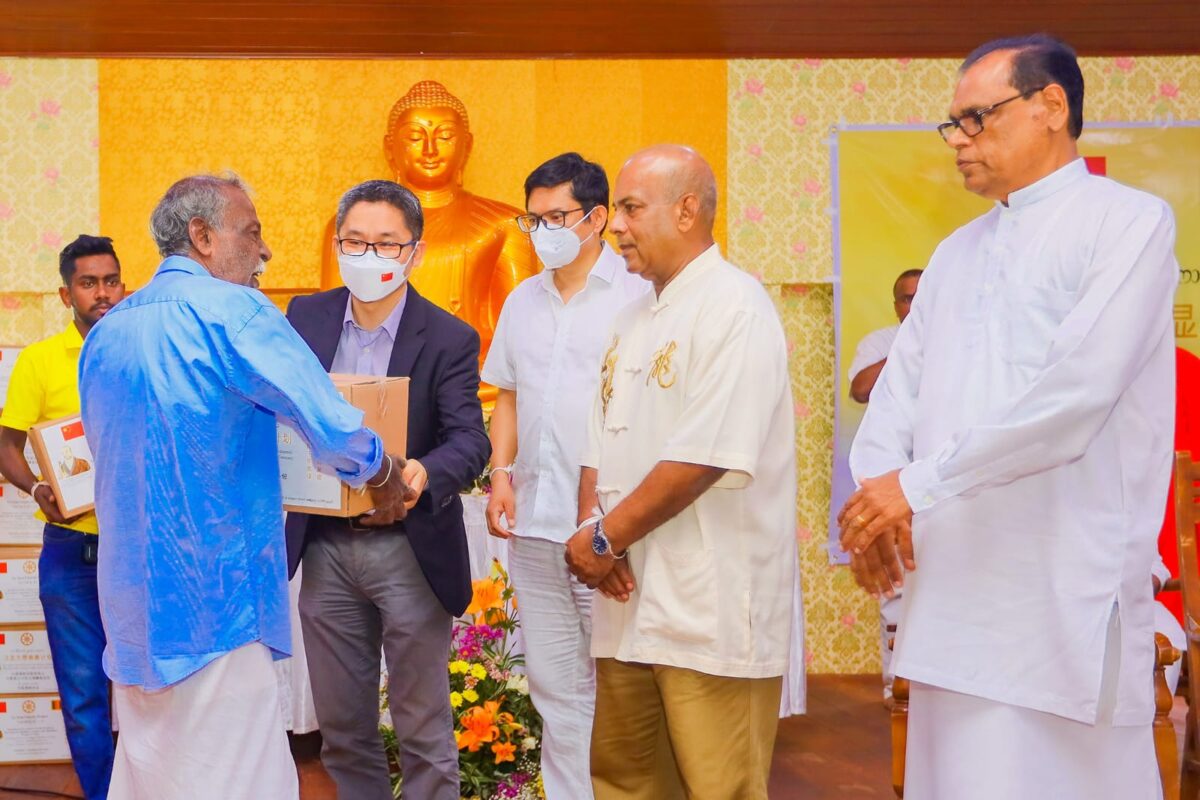 Dist of dry rations for needy peoples in Kandy and Nelligala